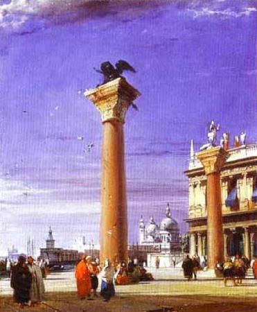 Richard Parkes Bonington St. Mark's Column in Venice